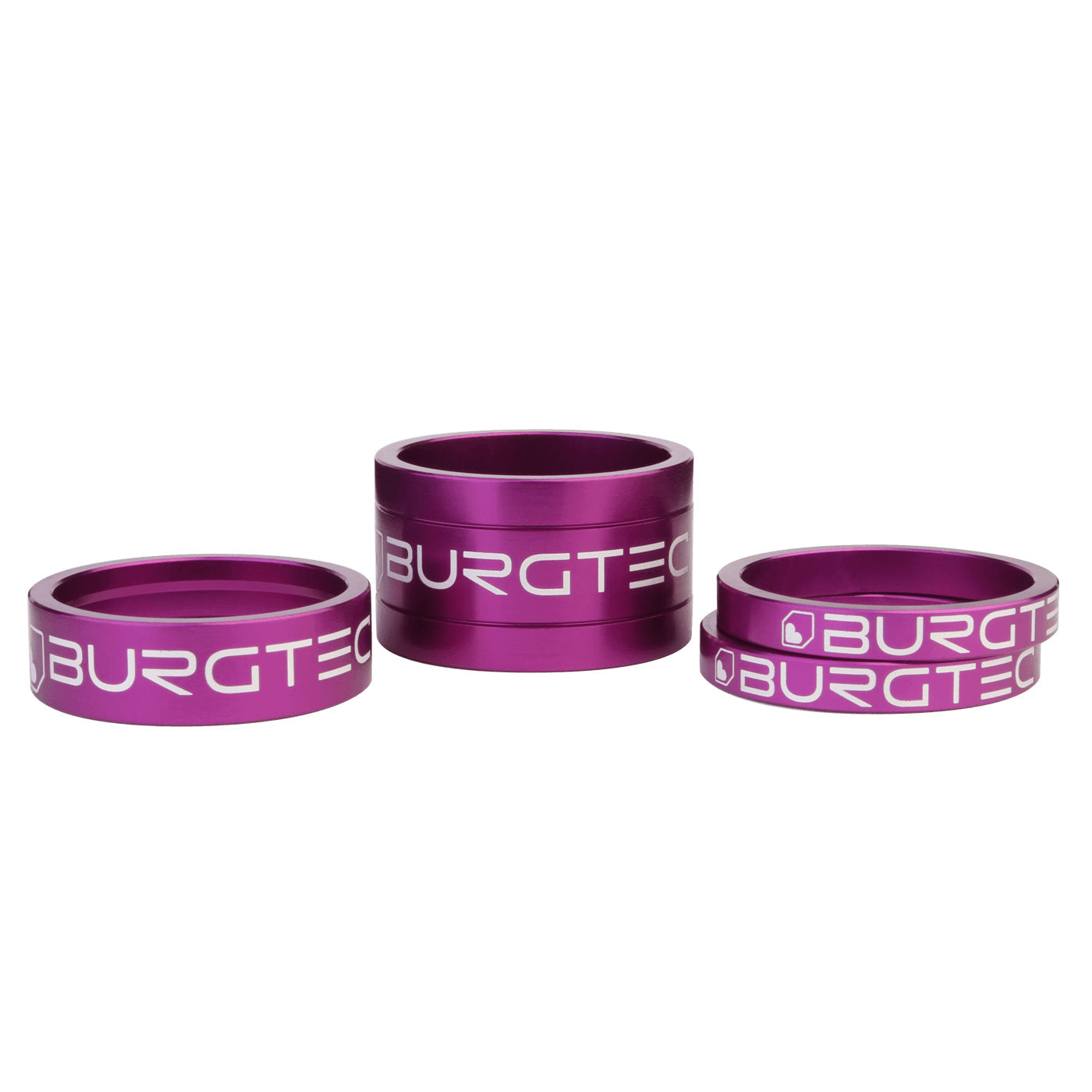 Burgtec Stem Spacer Kit - Purple Rain Set/4-Goodwynn'sGoodwynn's
