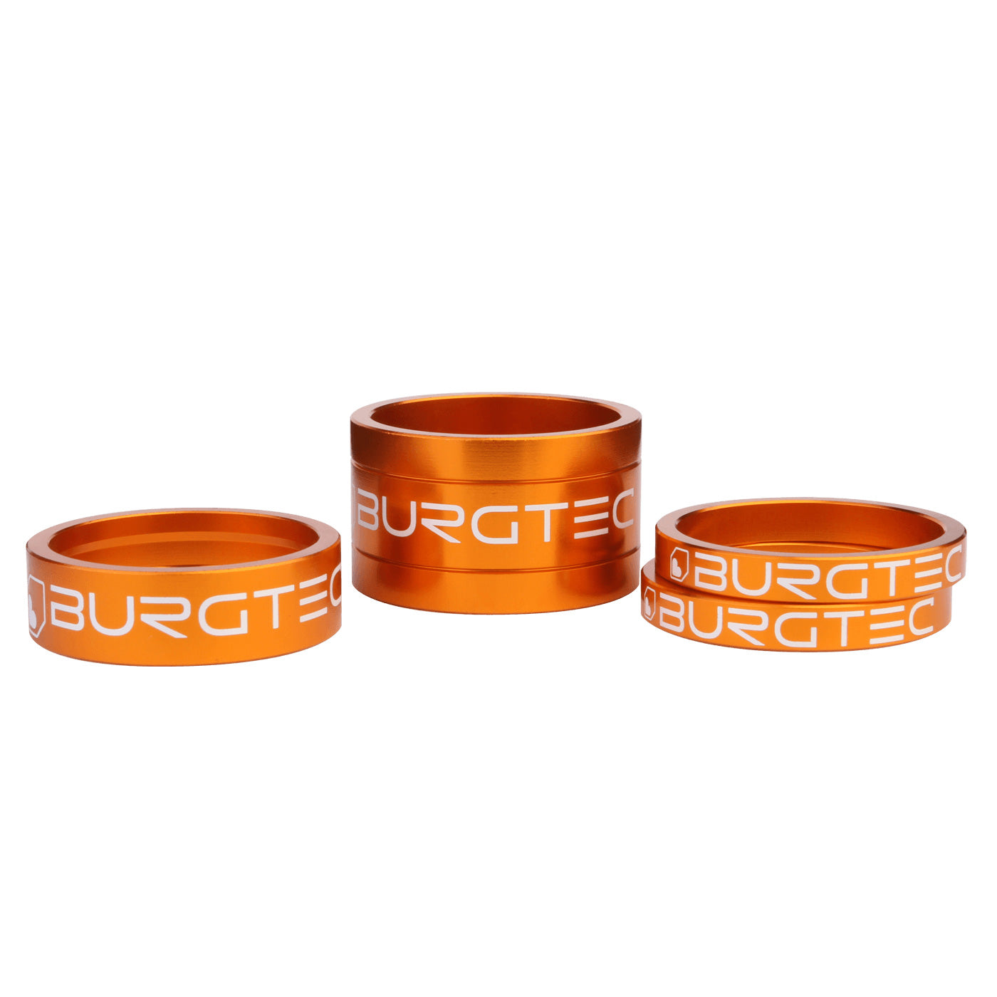 Burgtec Stem Spacer Kit - Iron Bro Orange Set/4-Goodwynn'sGoodwynn's
