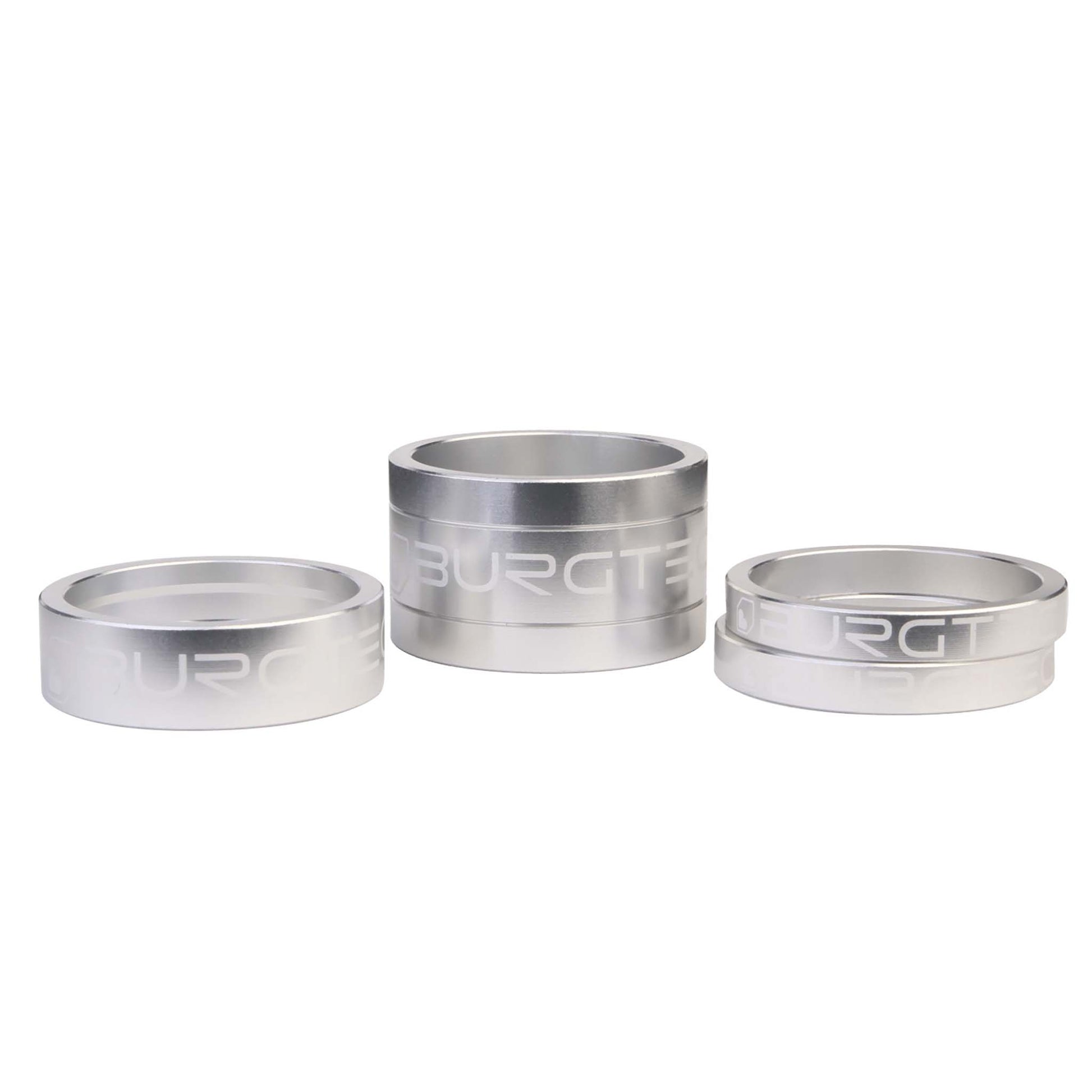 Burgtec Stem Spacer Kit - Rhodium Silver Set/4-Goodwynn'sGoodwynn's