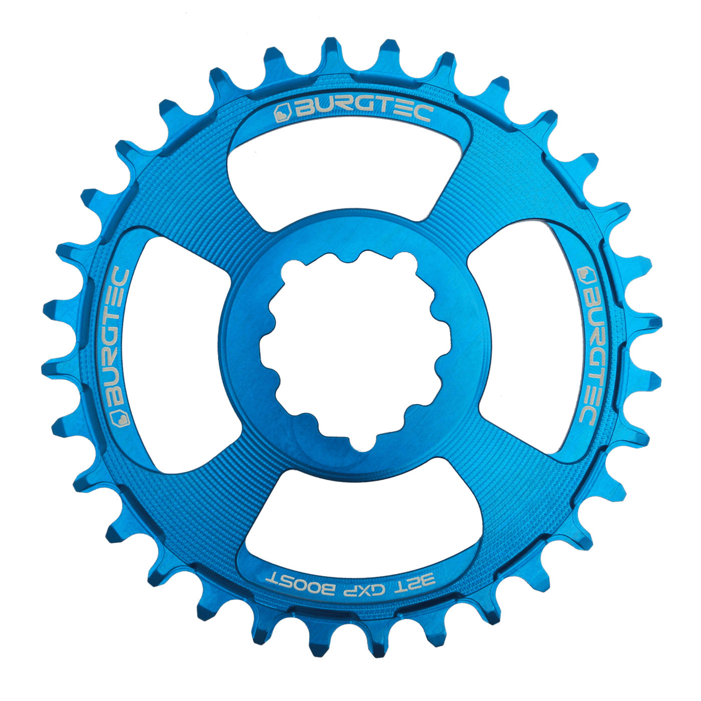 Burgtec GXP Boost 3mm Thick Thin Chainring 30T - Deep Blue-Goodwynn'sGoodwynn's