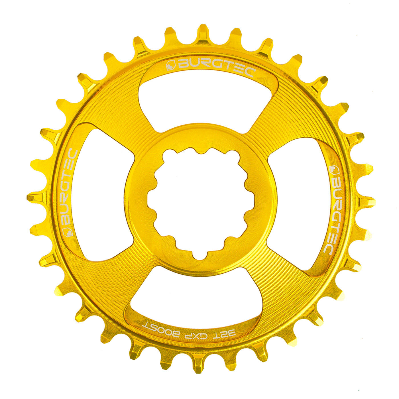 Burgtec GXP Boost 3mm Thick Thin Chainring 32T - Bullion Gold-Goodwynn'sGoodwynn's