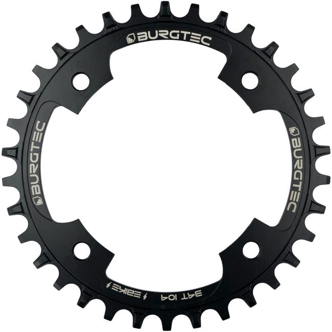 Burgtec 104MM BCD Outside Fit E-Bike Steel Thick Thin 34T- Bl-Goodwynn'sGoodwynn's