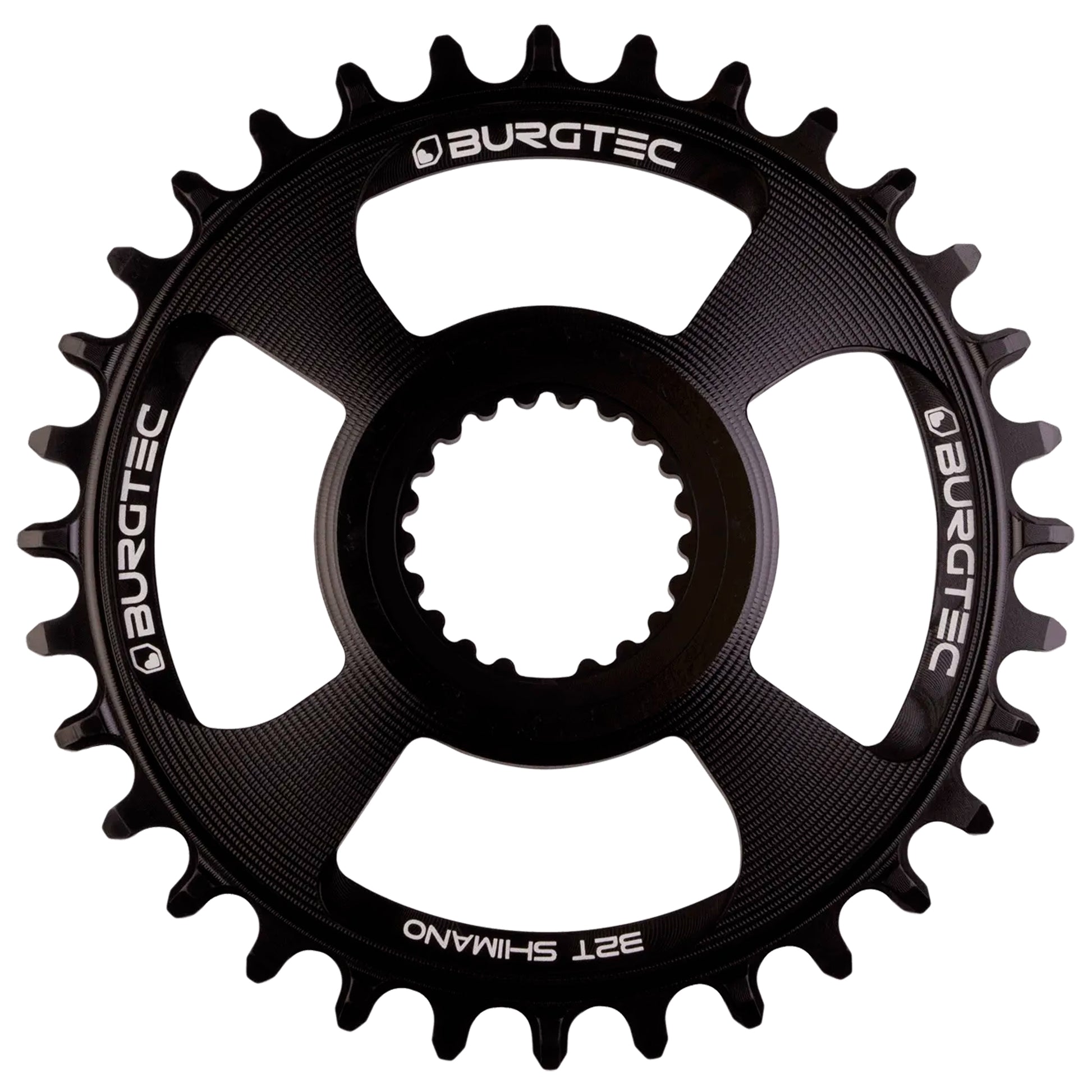 Burgtec Shimano Direct Mount Thick Thin Chainring - 30T - Blk-Goodwynn'sGoodwynn's