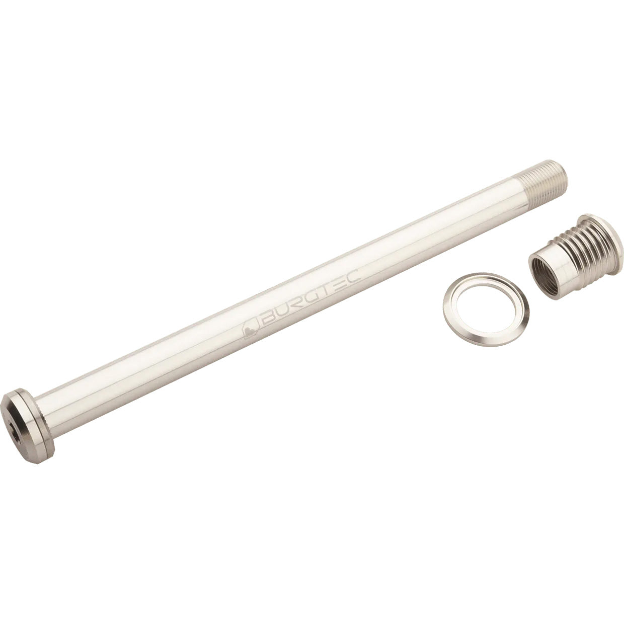 Burgtec Santa Cruz Rear Axle 12x173.7mm - Rhodium Silver-Goodwynn'sGoodwynn's