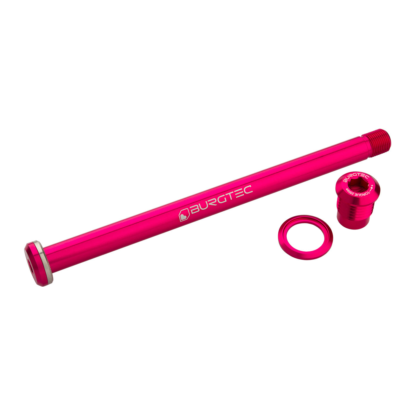 Burgtec Yeti Boost Rear Axle 12x174mm - Toxic Barbie Pink-Goodwynn'sGoodwynn's