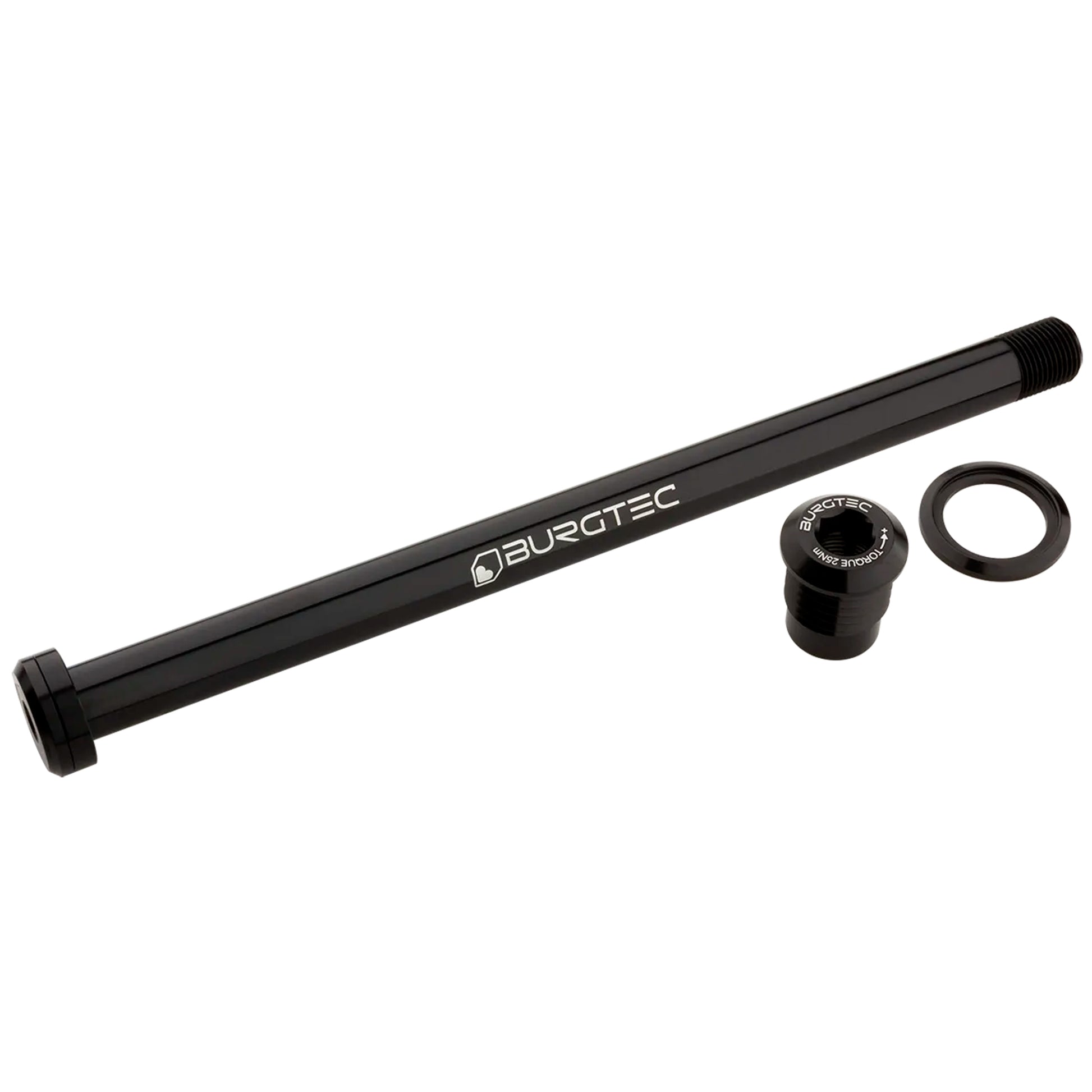 Burgtec 180mm x 12mm 1.00mm Pitch Rear Axle - Burgtec Black-Goodwynn'sGoodwynn's