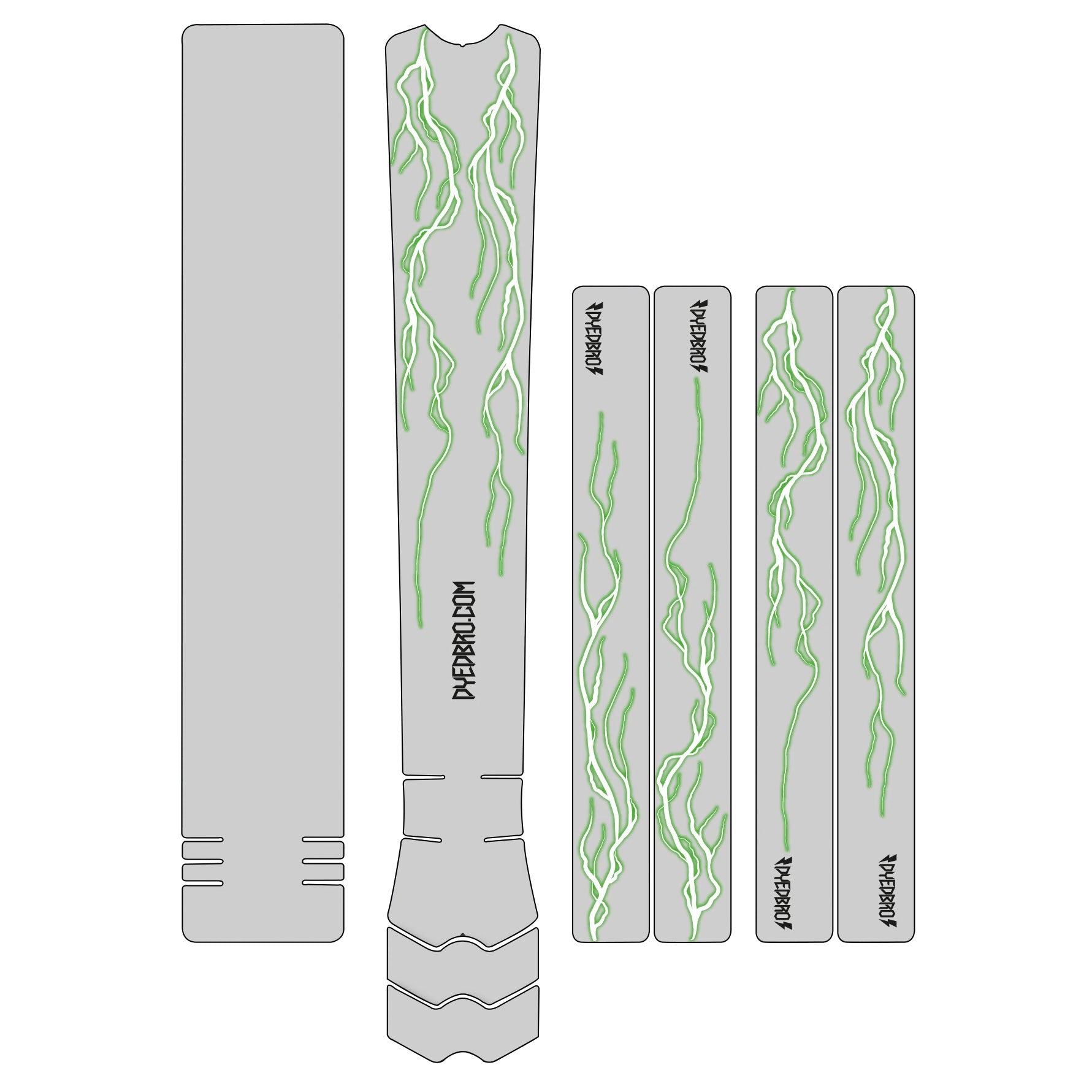 DYEDBRO Frame Protection Lightning Green-Goodwynn'sGoodwynn's