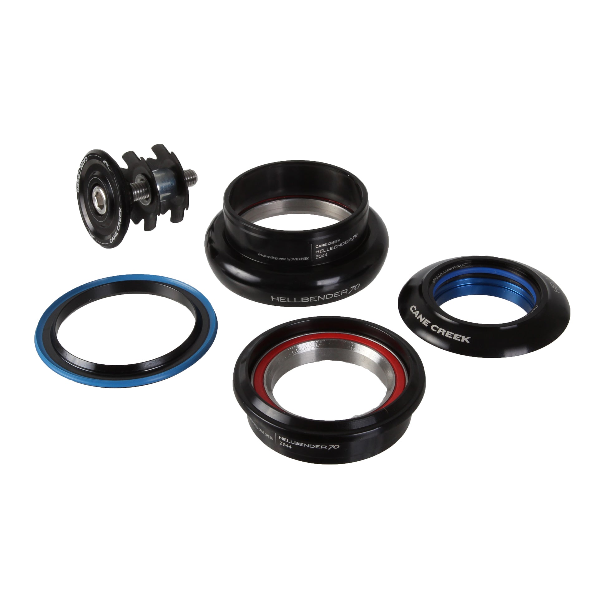 Cane Creek Hellbender 70 Headset ZS44/28.6 EC44/40 Black-Goodwynn'sGoodwynn's