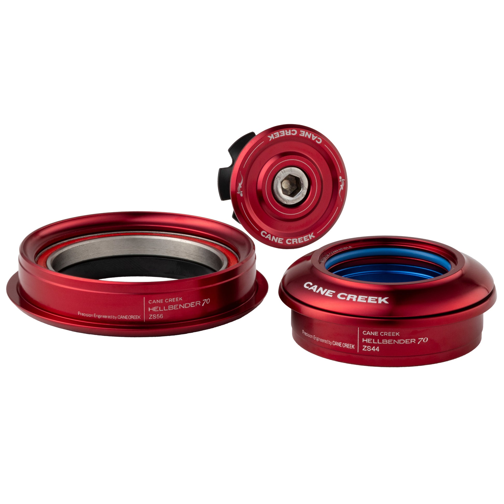 Cane Creek 70-Series Headset ZS44/28.6|ZS56/40 Red-Goodwynn&#39;sGoodwynn&#39;s