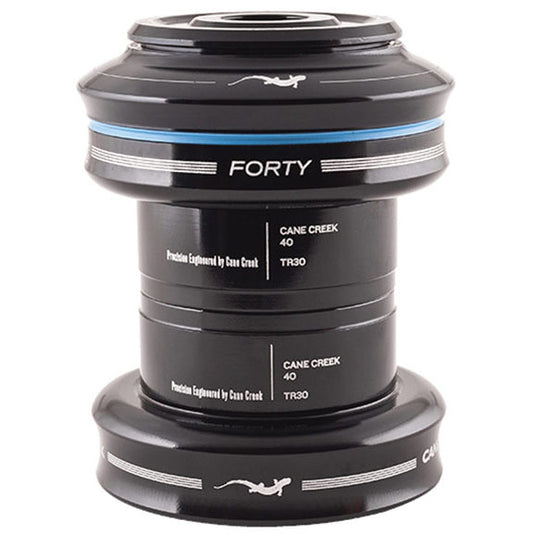 Cane Creek 40 EC30/25.4 / EC30/26 Headset 1" Straight Steerer Black-Goodwynn's