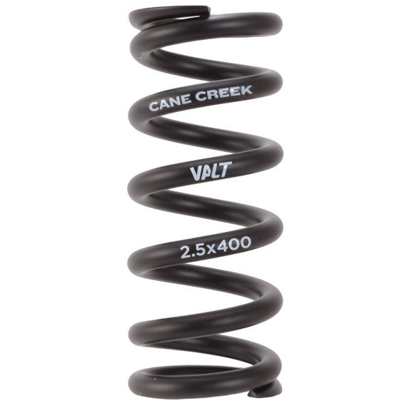 Cane Creek VALT Lightweight Steel Spring Coil Shock 2.50"/63mm x 400lbs BLK-Goodwynn'sGoodwynn's