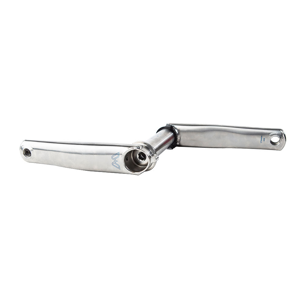 Cane Creek eeWings All-Road Titanium Crankset - 175mm Direct Mount 30mm Spindle Brushed Titanium-Goodwynn'sGoodwynn's