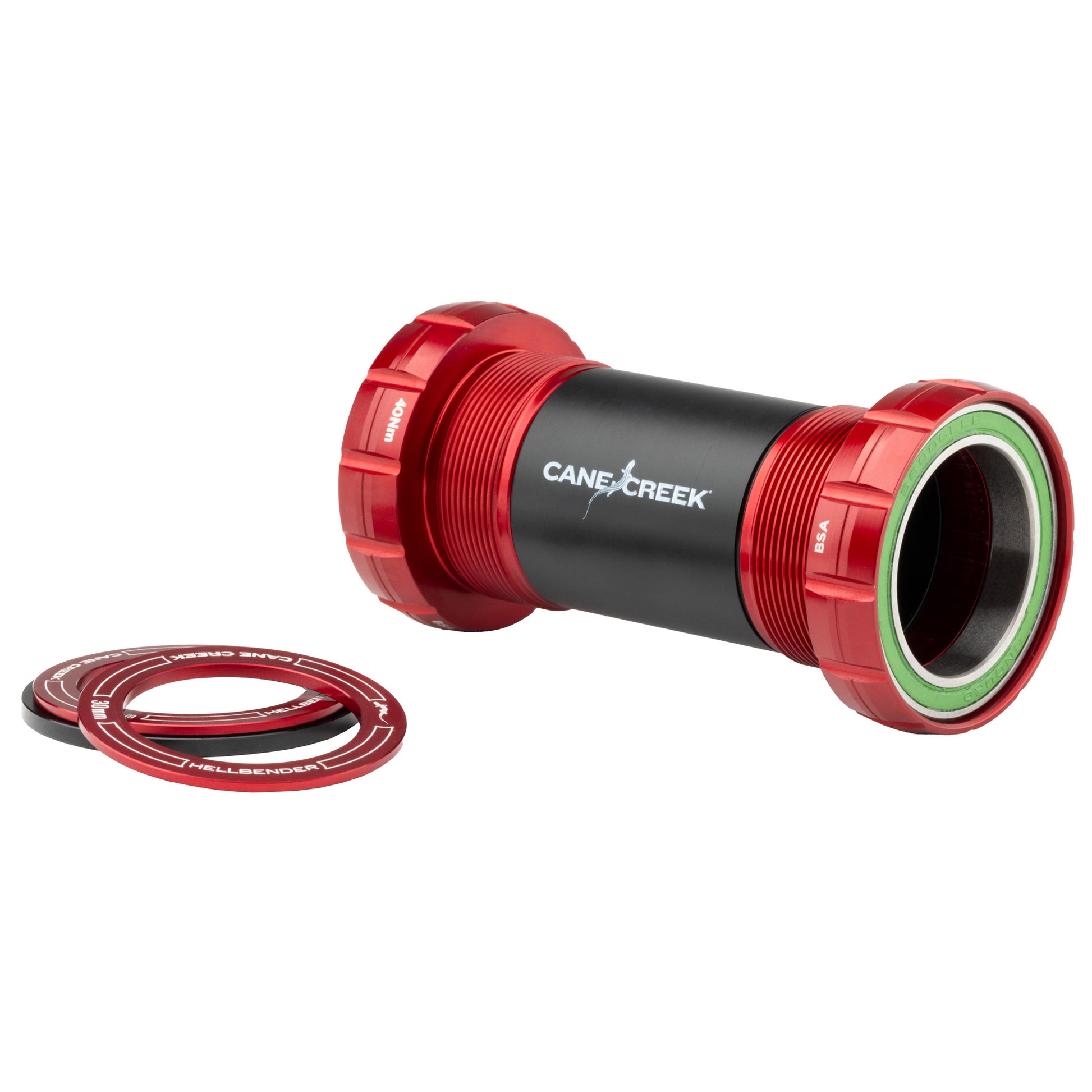Cane Creek Hellbender 70 BSA Thread BB 30mm 68/73mm Red-Goodwynn'sGoodwynn's