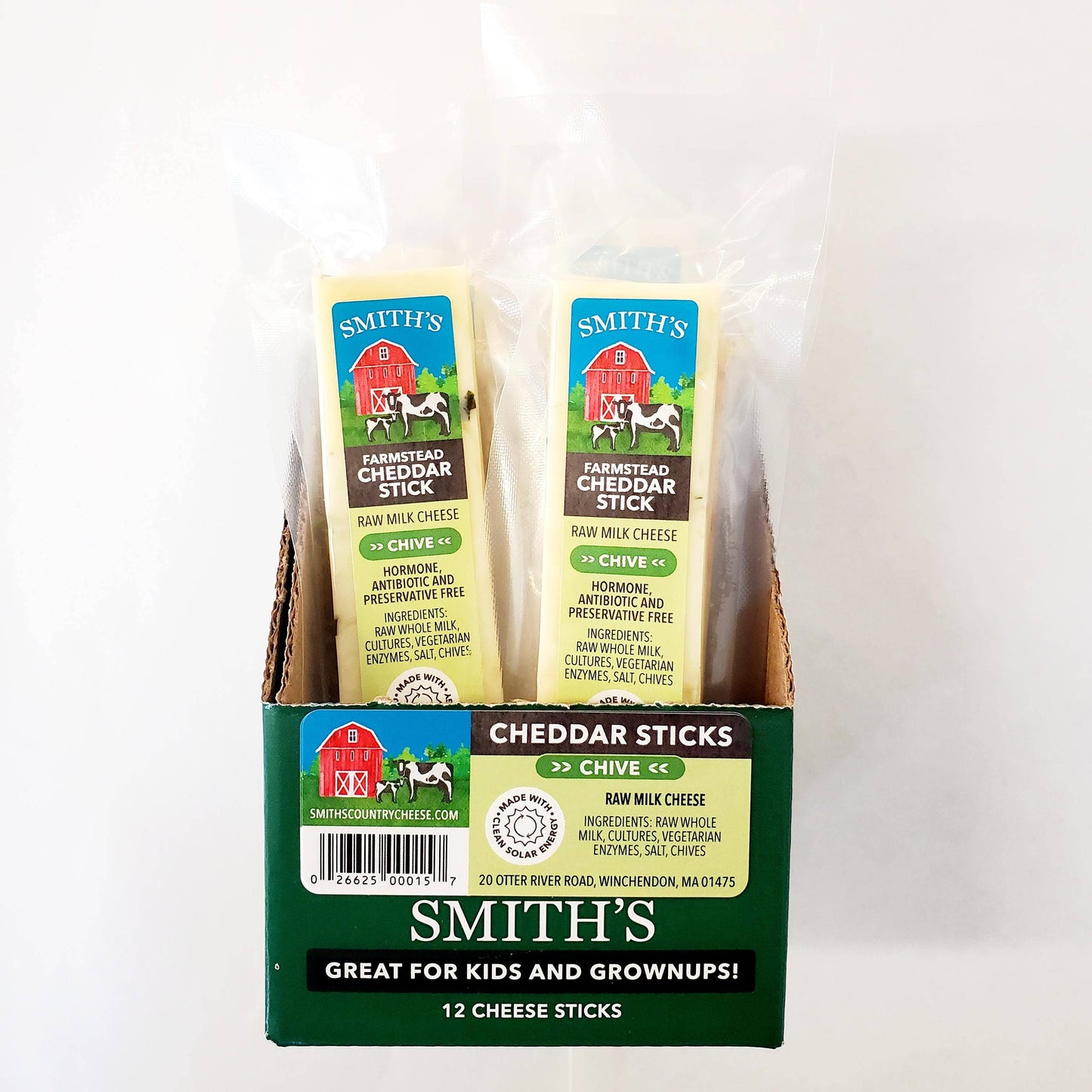 Smith's Country Cheese - Cheddar Cheese Snack Sticks-Chive