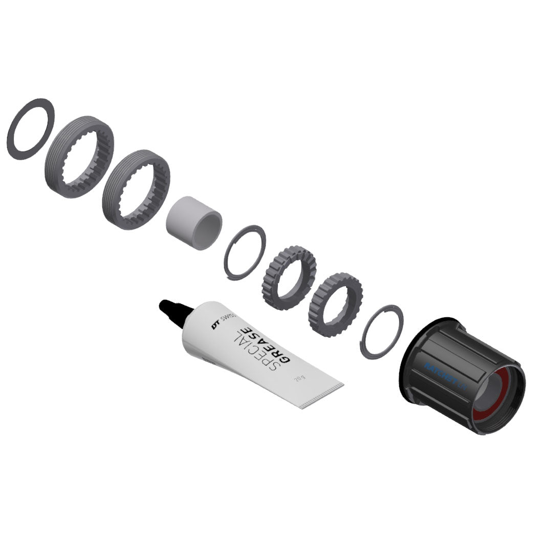 DT Swiss 370 Hybrid Ratchet LN 18t Upgrade Kit HG 8-11 FH Body-Goodwynn'sGoodwynn's