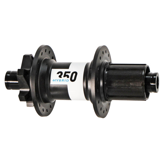 DT Swiss 350 Hybrid Rear Hub - 12 x 148mm 6-Bolt HG 11 MTN Black 32h 24pt-Goodwynn's