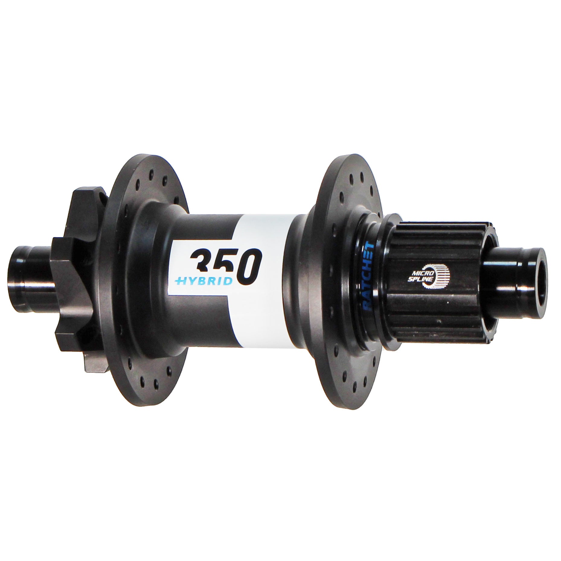 DT Swiss 350 Hybrid Rear Hub - 12 x 148mm 6-Bolt Micro Spline Black 32h 24pt-Goodwynn'sGoodwynn's