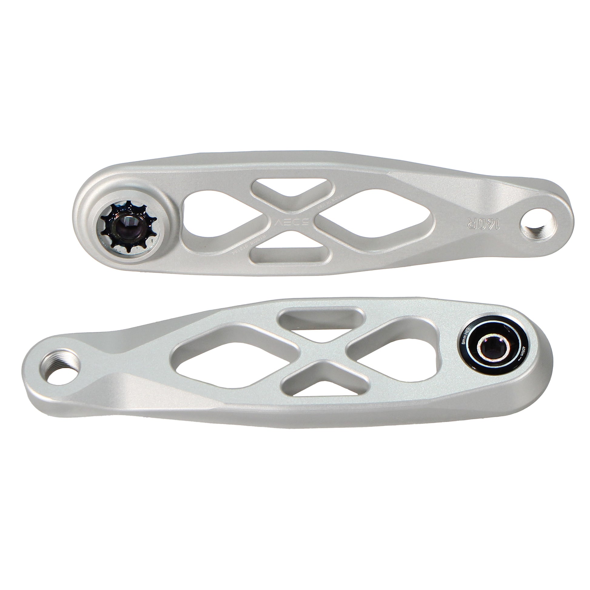5Dev R-Spec eCranks ISIS Spline Drive 160mm  - Silver-Goodwynn'sGoodwynn's