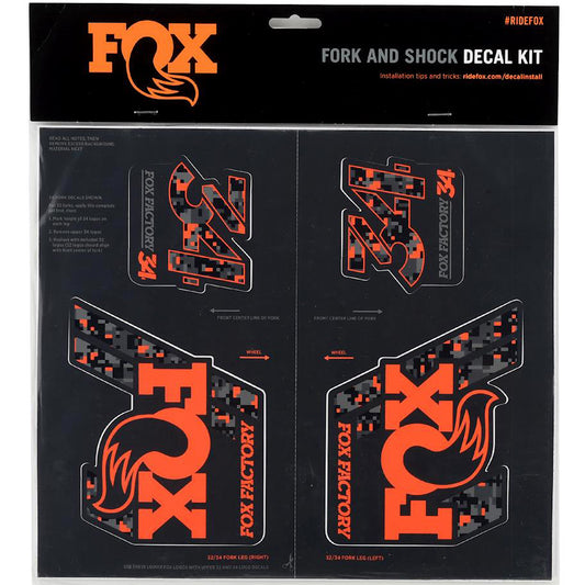 Fox Shox Heritage Decal Kit DigiCam-Goodwynn's