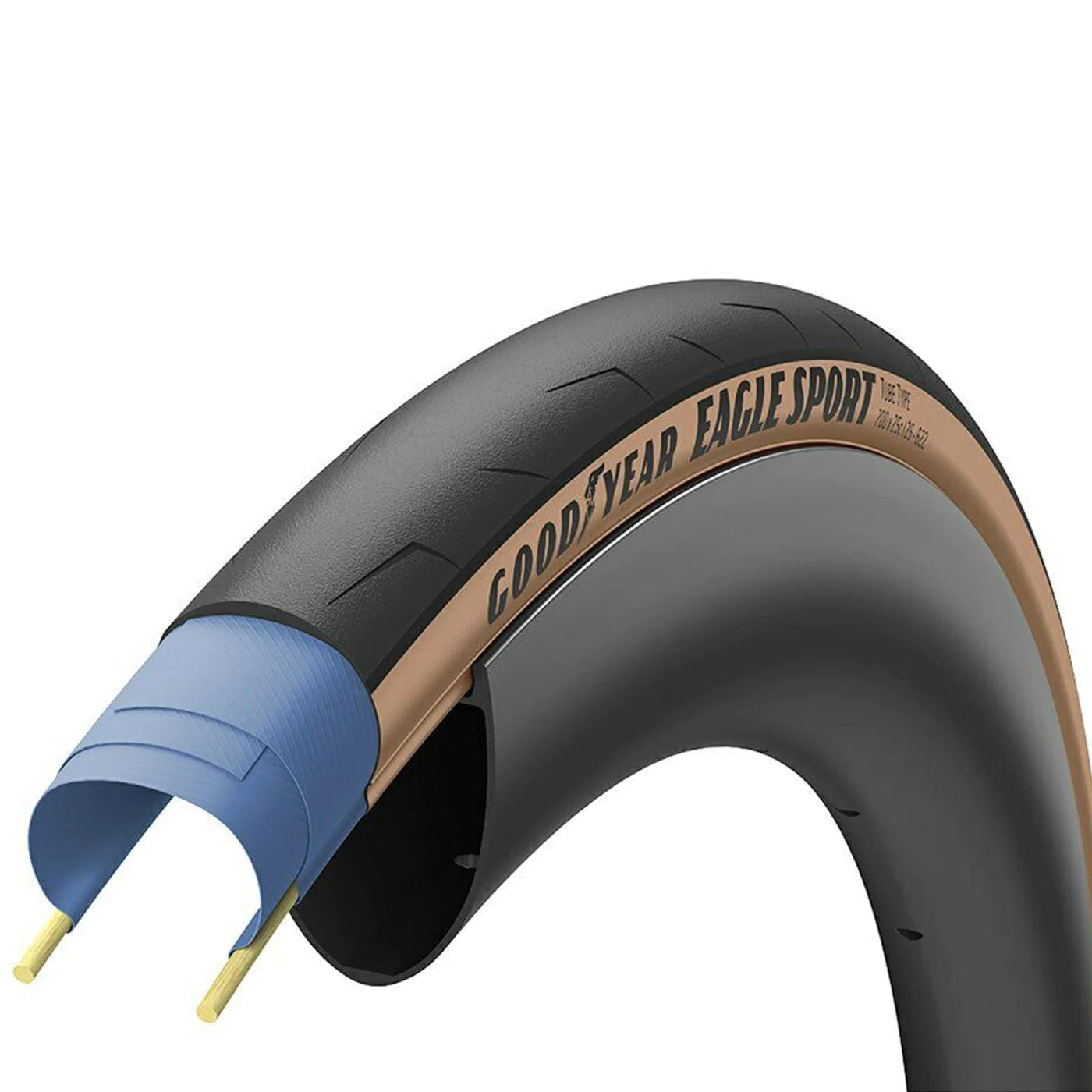 Goodyear Eagle Sport Tire - 700 x 28  Clincher Folding Tan-Goodwynn'sGoodwynn's
