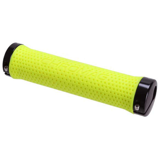 Chromag Basis Grips - Neon Yellow Lock-On-Goodwynn's