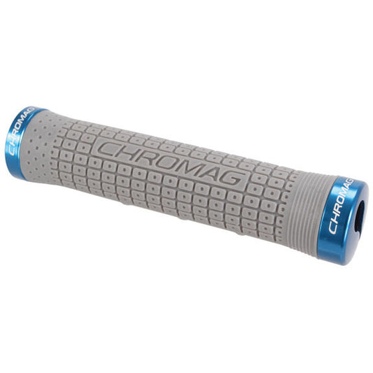 Chromag Clutch Grips Gray/Blue-Goodwynn's