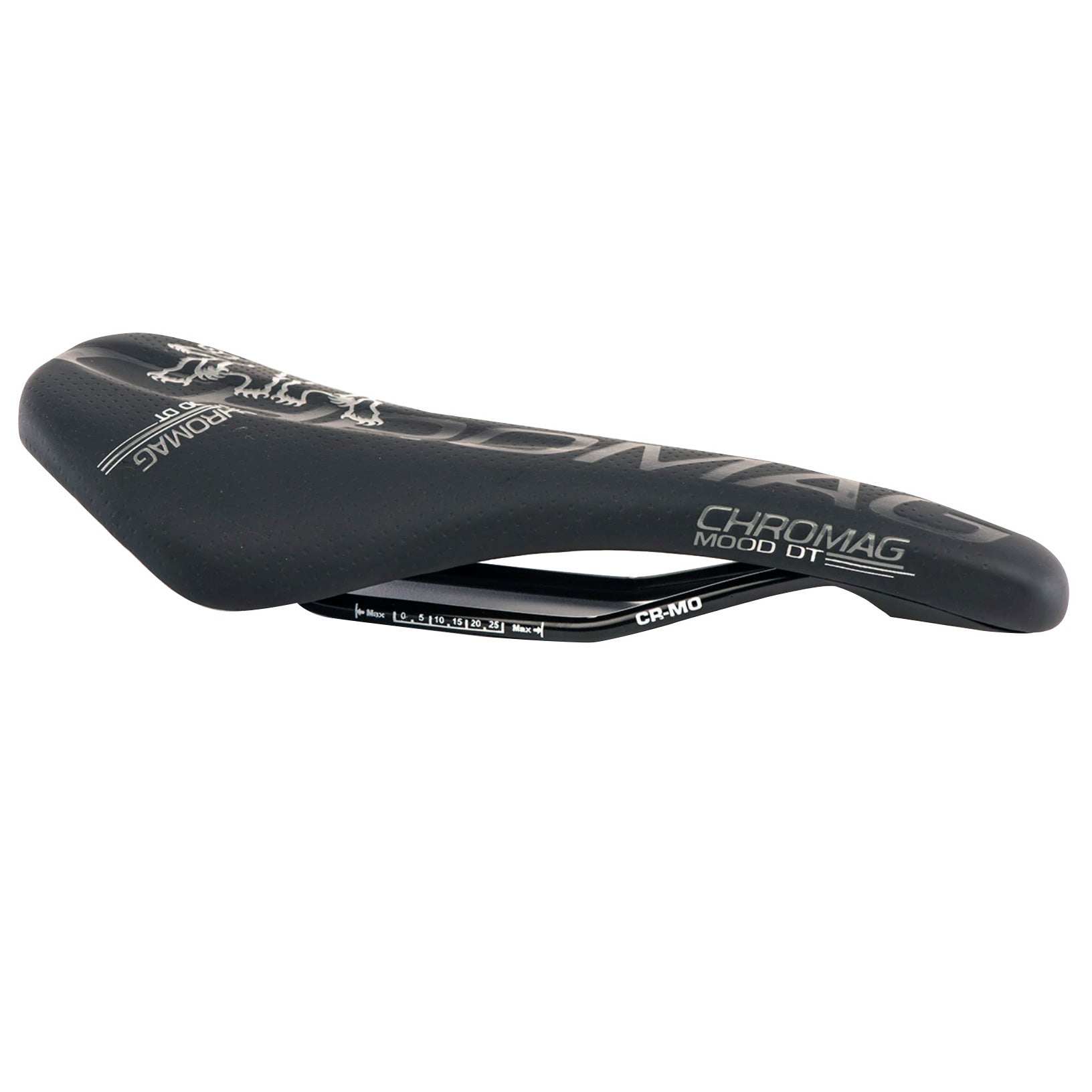 Chromag Mood DT Saddle CrMo Rails - Black/Gray-Goodwynn'sGoodwynn's