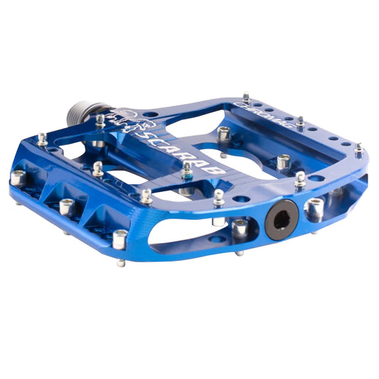 Chromag Scarab Pedals - Platform Aluminum 9/16" Blue-Goodwynn's