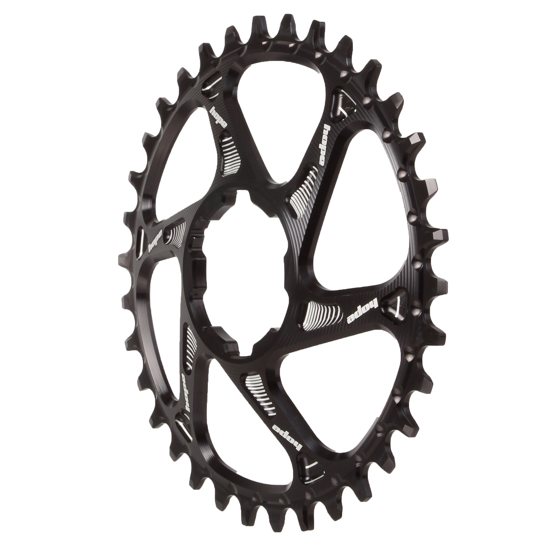 Hope Spiderless Retainer Chainring - 30t Hope Direct Mount R22 Black-Goodwynn'sGoodwynn's