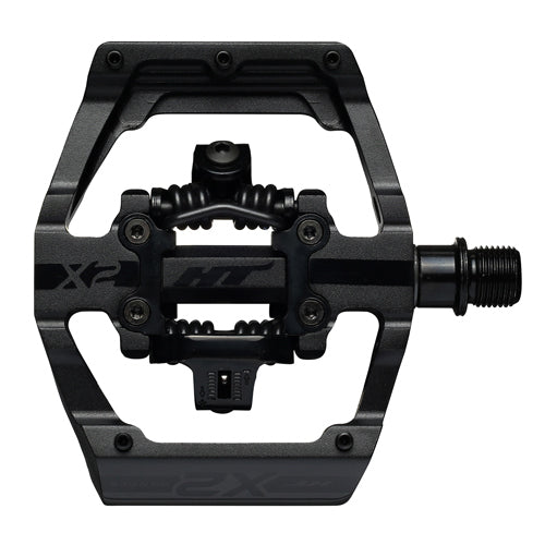 HT Pedals X2 Clipless Platform Pedals CrMo - Stealth Black-Goodwynn'sGoodwynn's