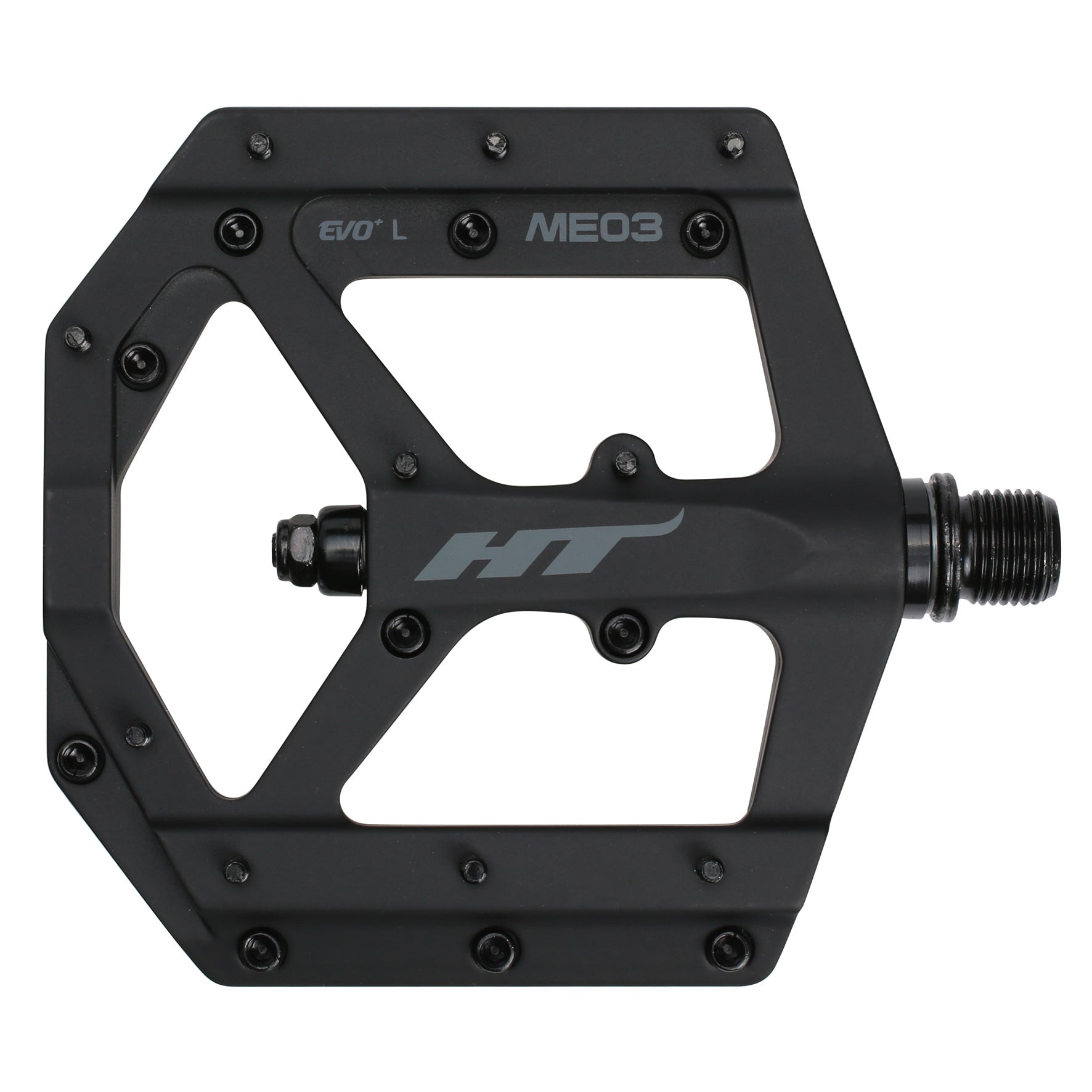 HT Pedals ME03 Evo+ Platform Pedals CrMo - Stealth Black-Goodwynn'sGoodwynn's