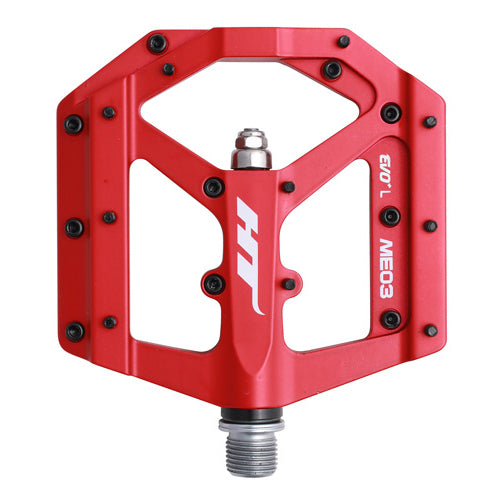 HT Pedals ME03 Evo+ Platform Pedals CrMo - Matte Red-Goodwynn'sGoodwynn's