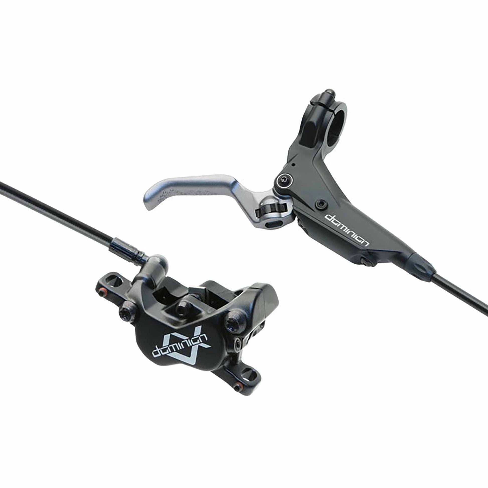 Hayes Dominion A4 Disc Brake Lever - Rear Hydraulic Post Mount Stealth BLK/Gray-Goodwynn'sGoodwynn's