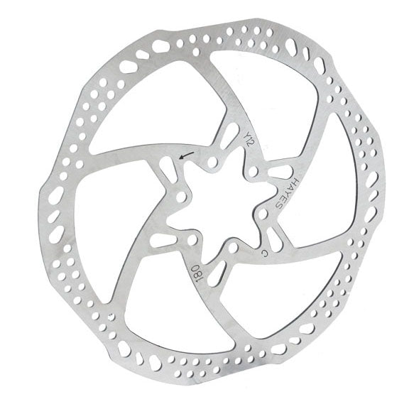 Hayes L7 Disc Brake Rotor - 180mm 6-Bolt Silver-Goodwynn'sGoodwynn's