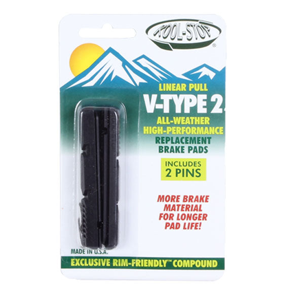 Kool-Stop V2 Replacement Brake Pad Inserts - Black-Goodwynn'sGoodwynn's