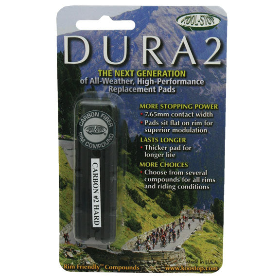 Kool Stop Dura 2 Road Cartridge Inserts Carbon #2 Pr-Goodwynn'sGoodwynn's