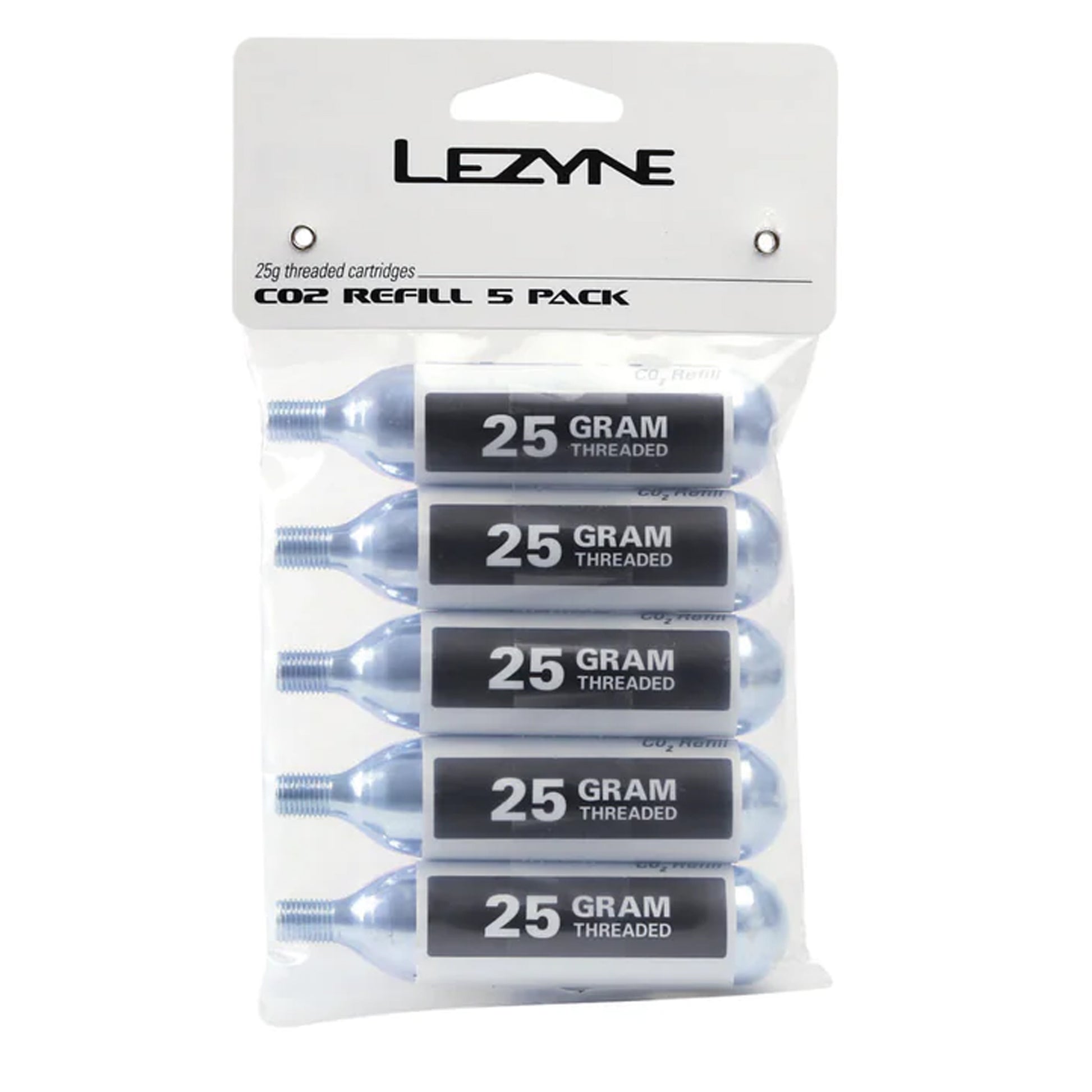 Lezyne 25g Threaded CO2 Cartridges 5/Count-Goodwynn'sGoodwynn's