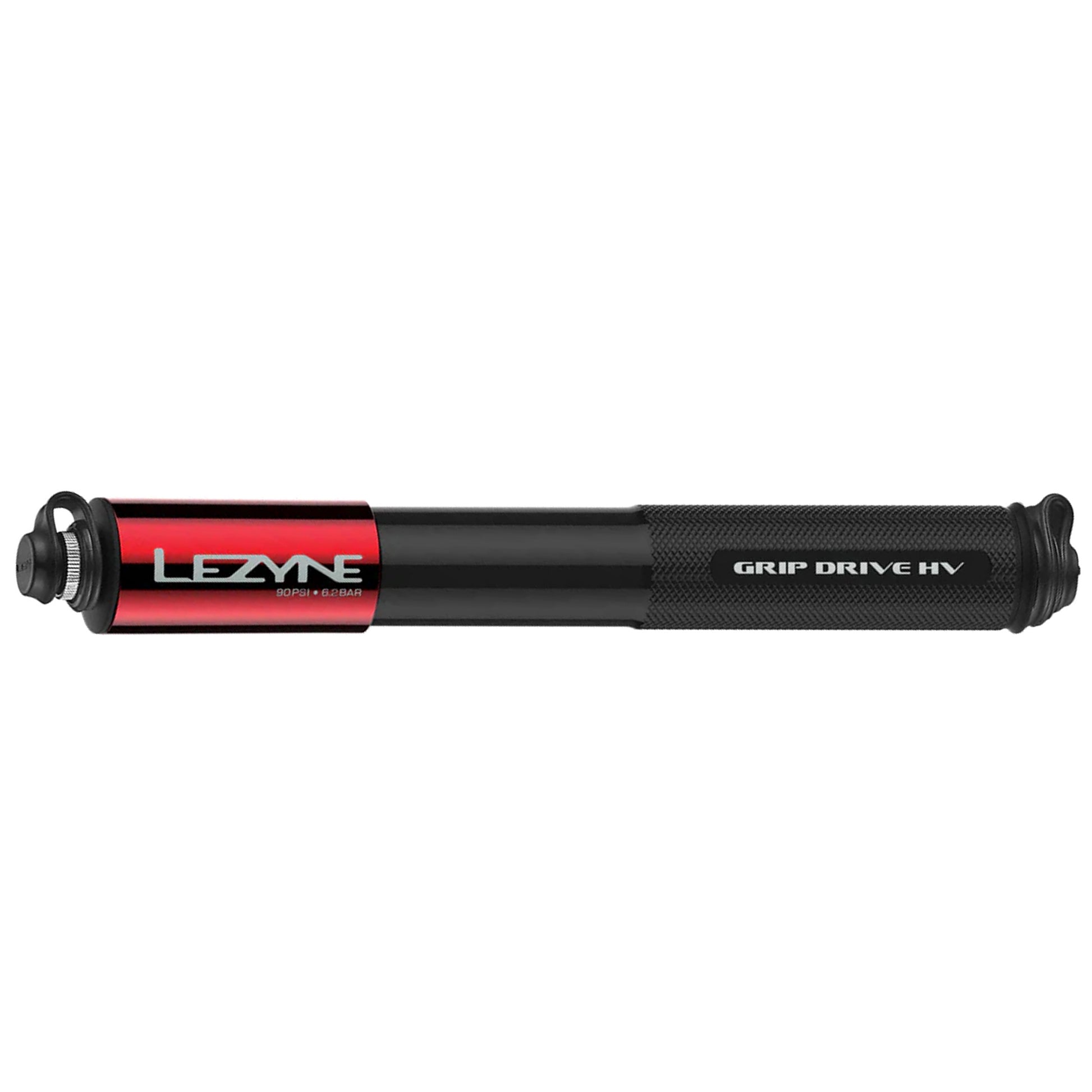 Lezyne Grip Drive HV Pump Medium Red-Goodwynn'sGoodwynn's