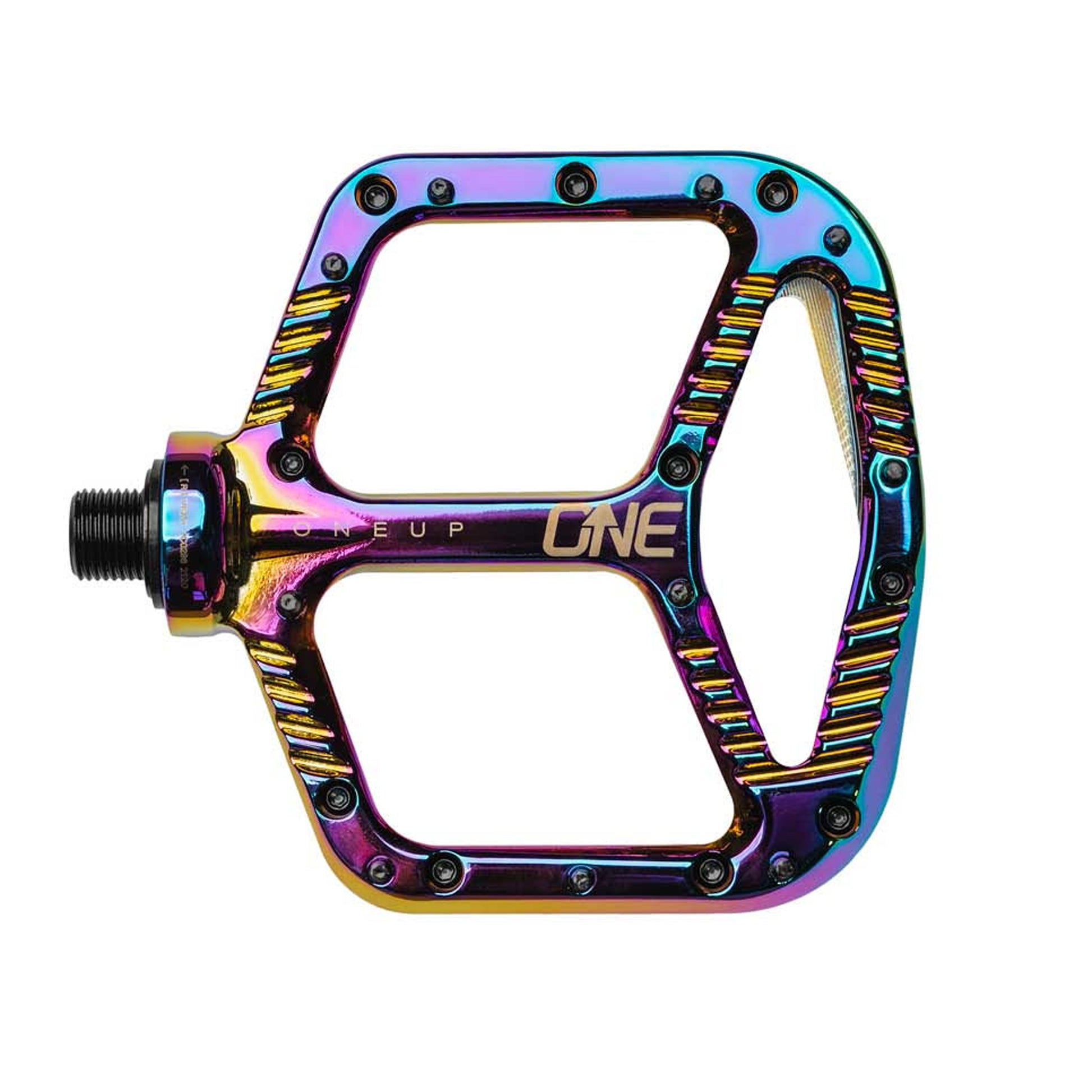 OneUp Components Aluminum Platform Pedals Oil Slick-Goodwynn'sGoodwynn's
