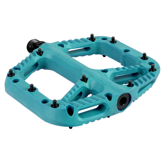 OneUp Components Comp Platform Pedals Turquoise-Goodwynn's