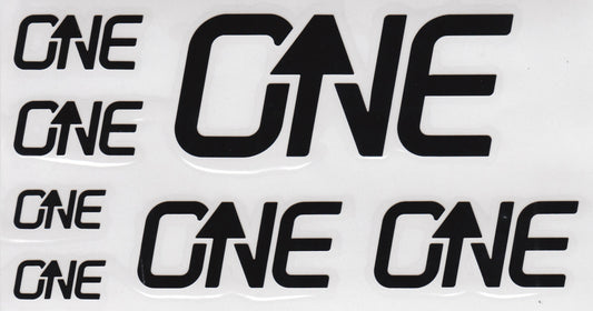 OneUp Components Riser Bar Decal Kit Black-Goodwynn's