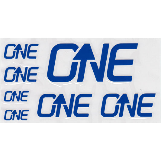 OneUp Components Riser Bar Decal Kit Blue-Goodwynn's