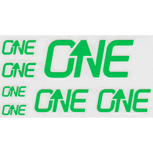 OneUp Components Riser Bar Decal Kit Green-Goodwynn's