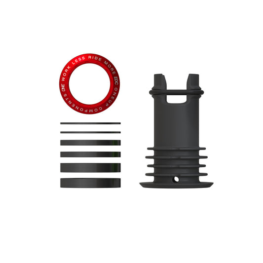 OneUp Components EDC Threaded Top Cap Red-Goodwynn's