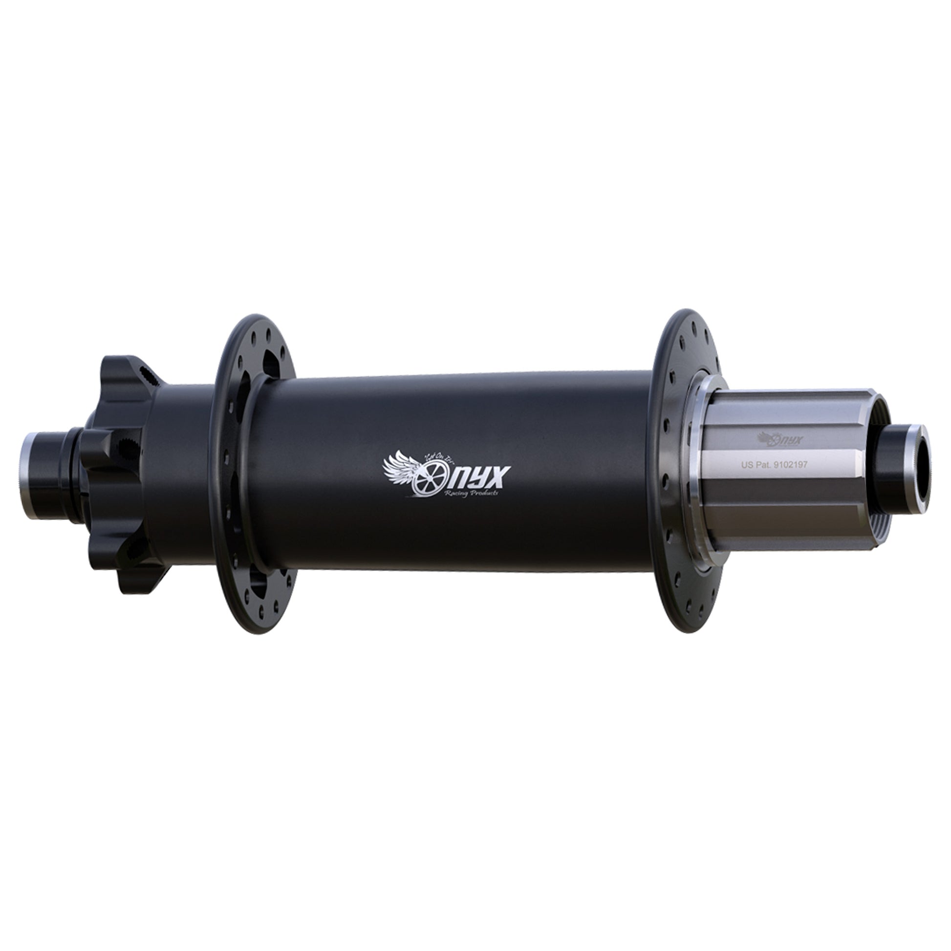 Onyx Racing Fat Bike R TA Hub 12x197mm HG 32h - Matte Black-Goodwynn'sGoodwynn's