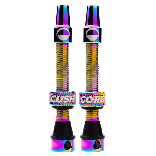 CushCore Tubeless Presta Valve Set - 44mm Oil Slick-Goodwynn's