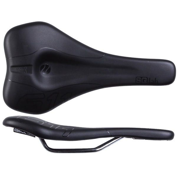 SQlab 611 Ergowave CrMo rail 140* Saddle blk-Goodwynn'sGoodwynn's