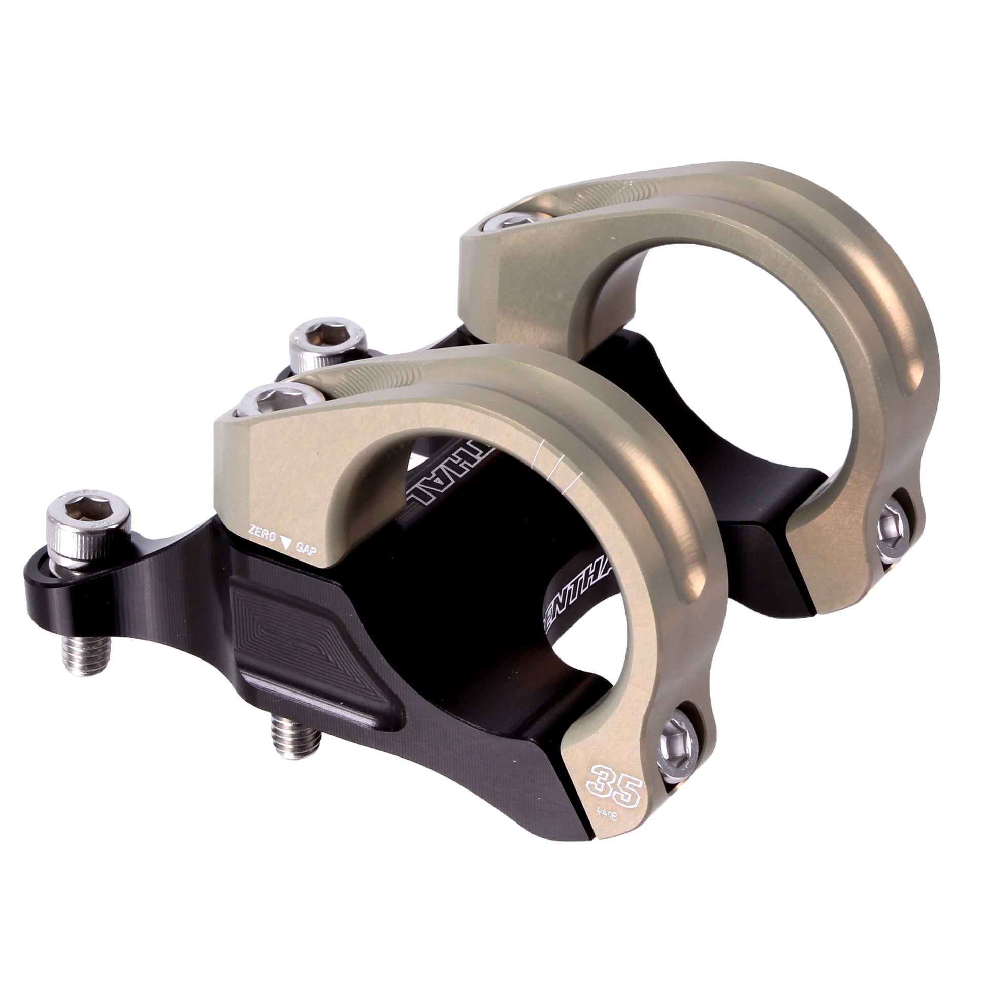 Renthal Integra II Stem (35.0) 10x50mm Black/Gold-Goodwynn'sGoodwynn's