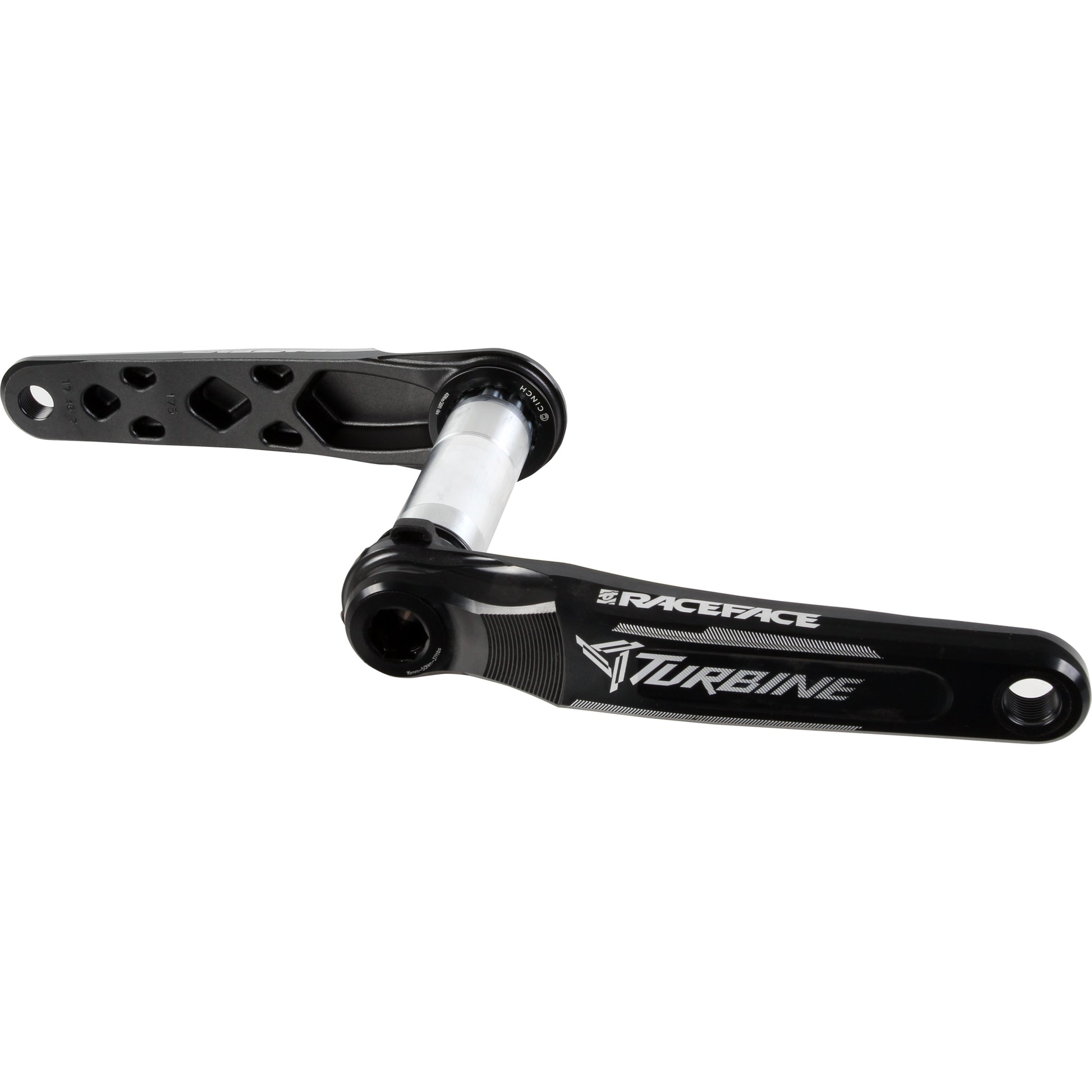 RaceFace Turbine Crankset - 175mm Direct Mount 136mm RaceFace CINCH Spindle Interface BLK-Goodwynn'sGoodwynn's