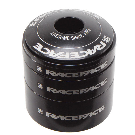 Race Face Headset Spacer Kit with Top Cap Aluminum Black-Goodwynn'sGoodwynn's